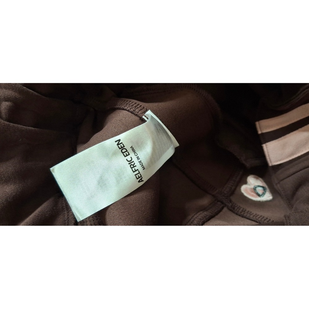 Aelfric Eden Brown Pink Stripe Super Baggy Barrel Sweatpants Streetwear XL NEW - Picture 11 of 13